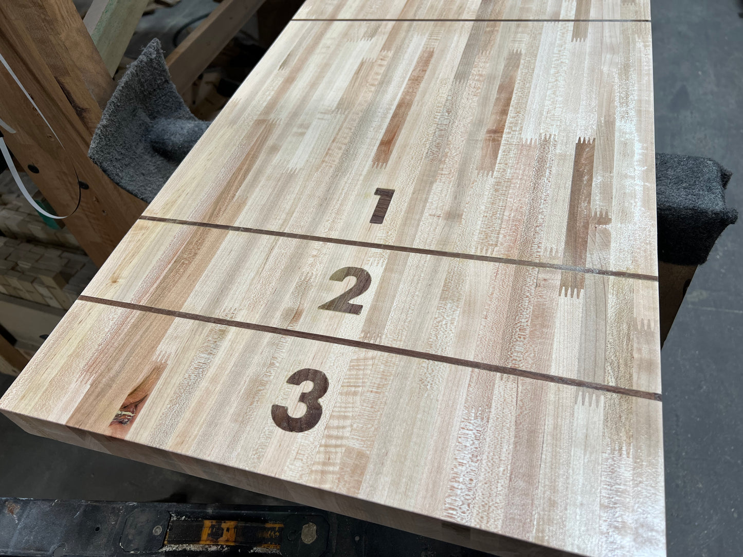 Shuffleboard Surface Customization