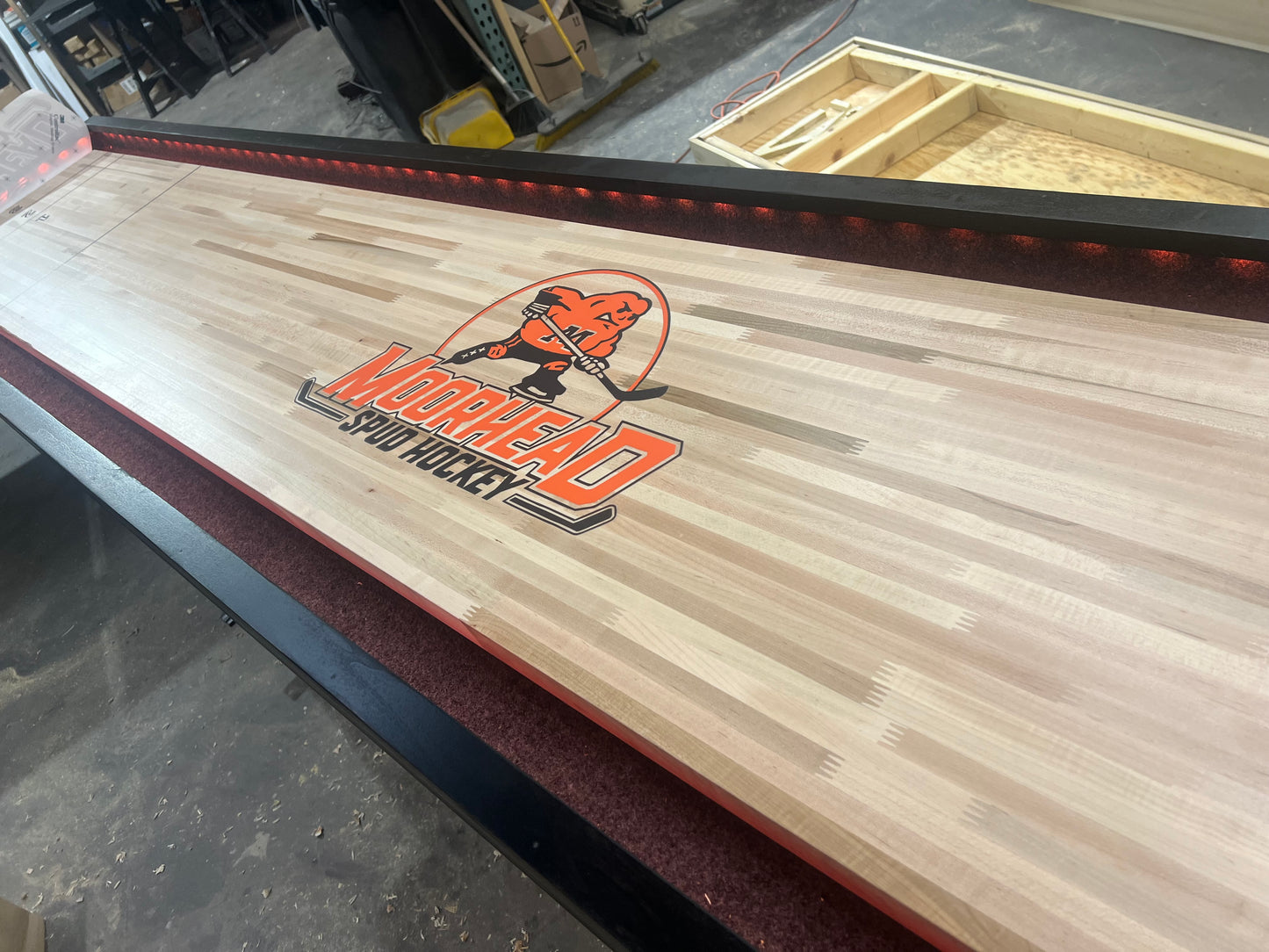 Shuffleboard Surface Customization