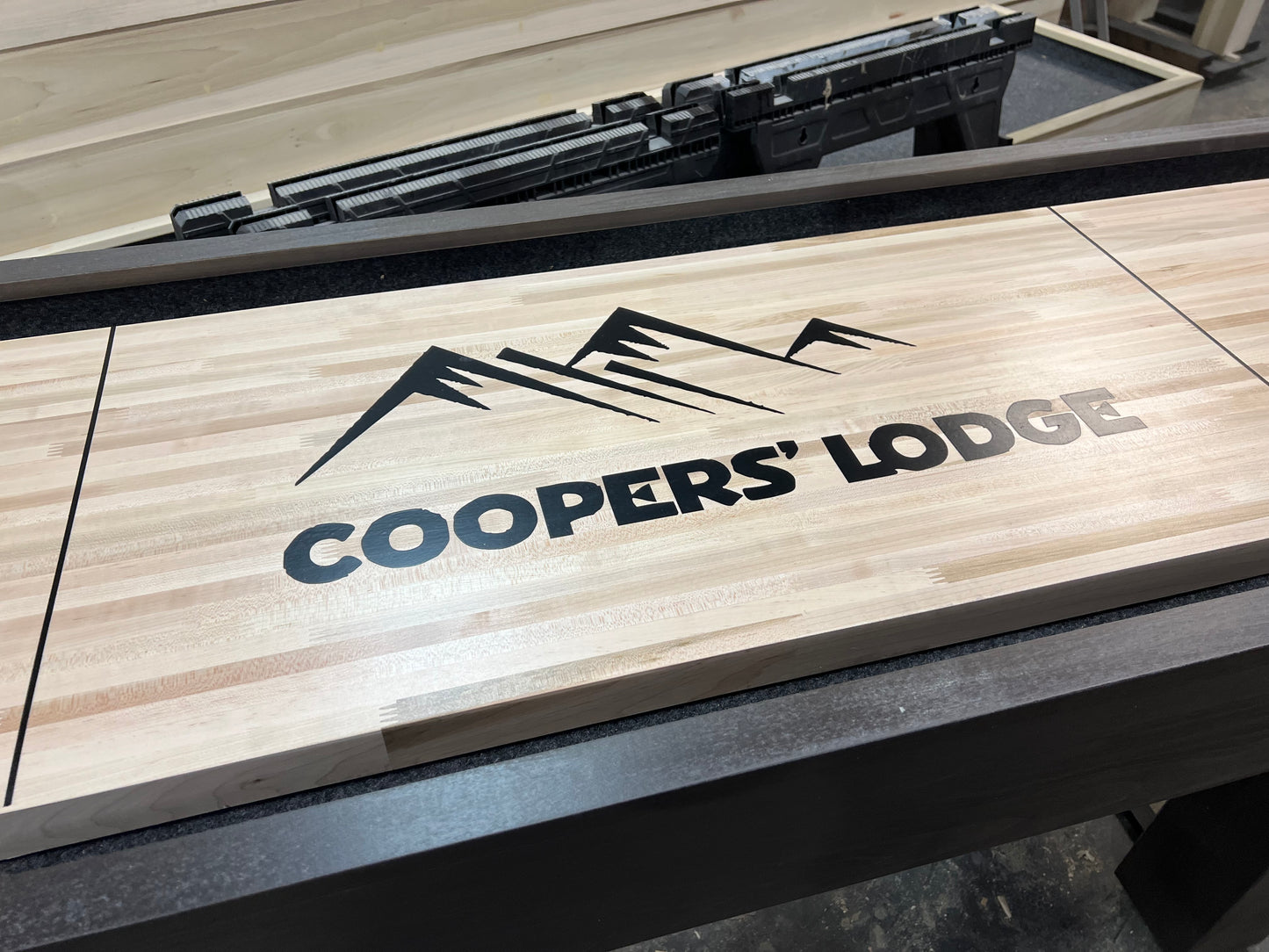 Shuffleboard Surface Customization