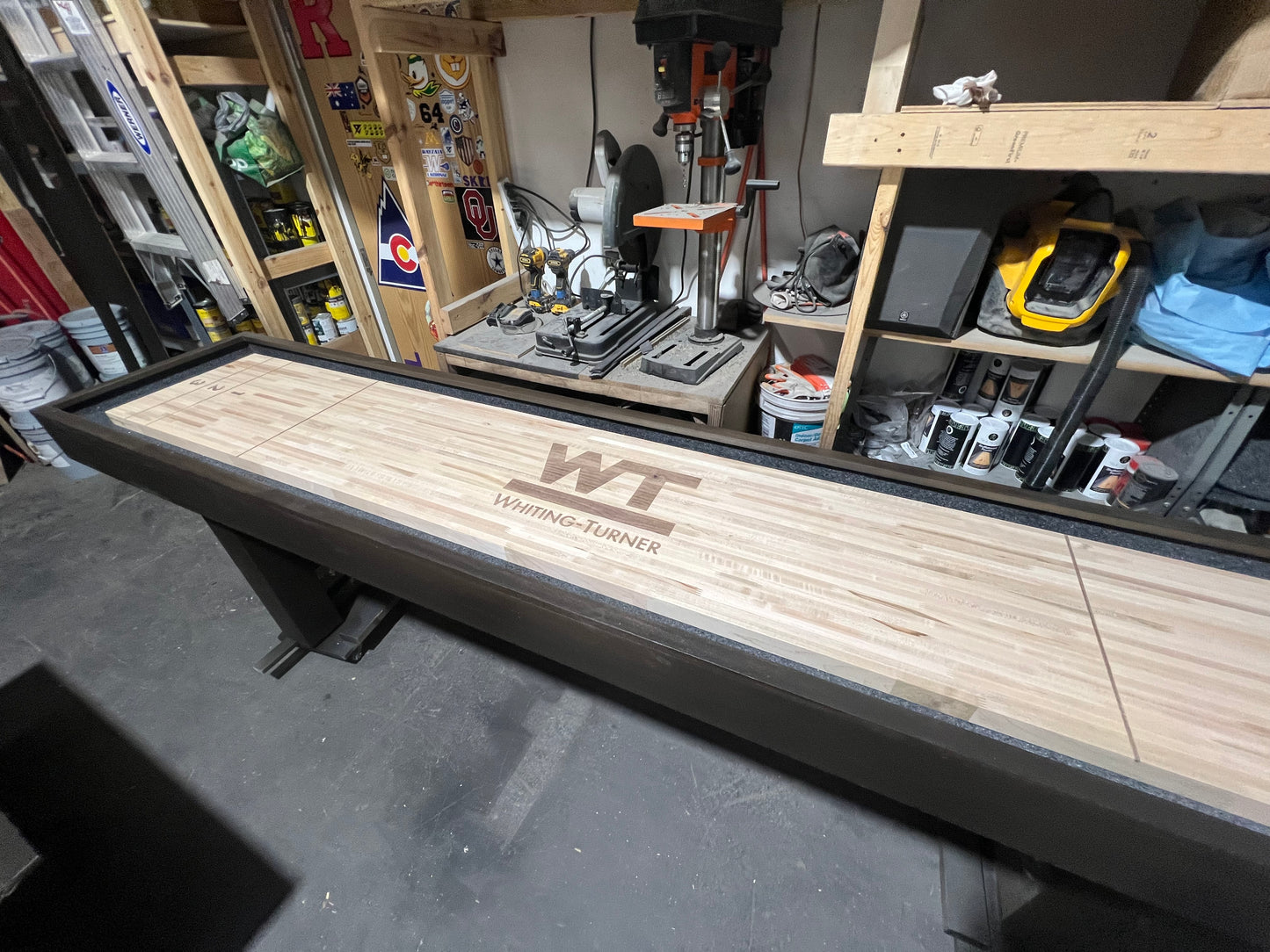 Shuffleboard Surface Customization