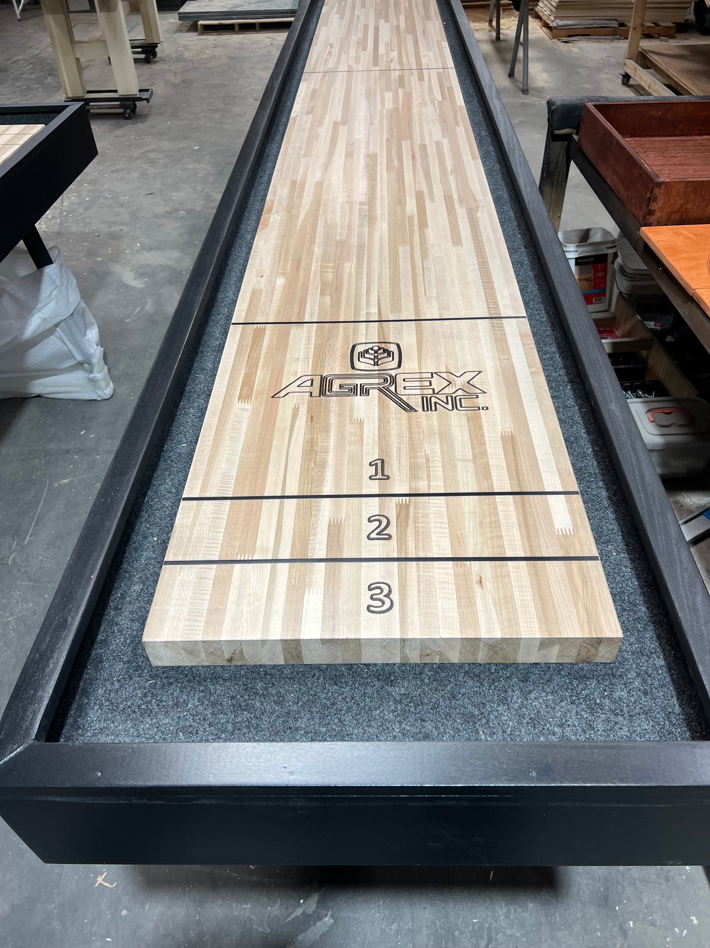 Shuffleboard Surface Customization
