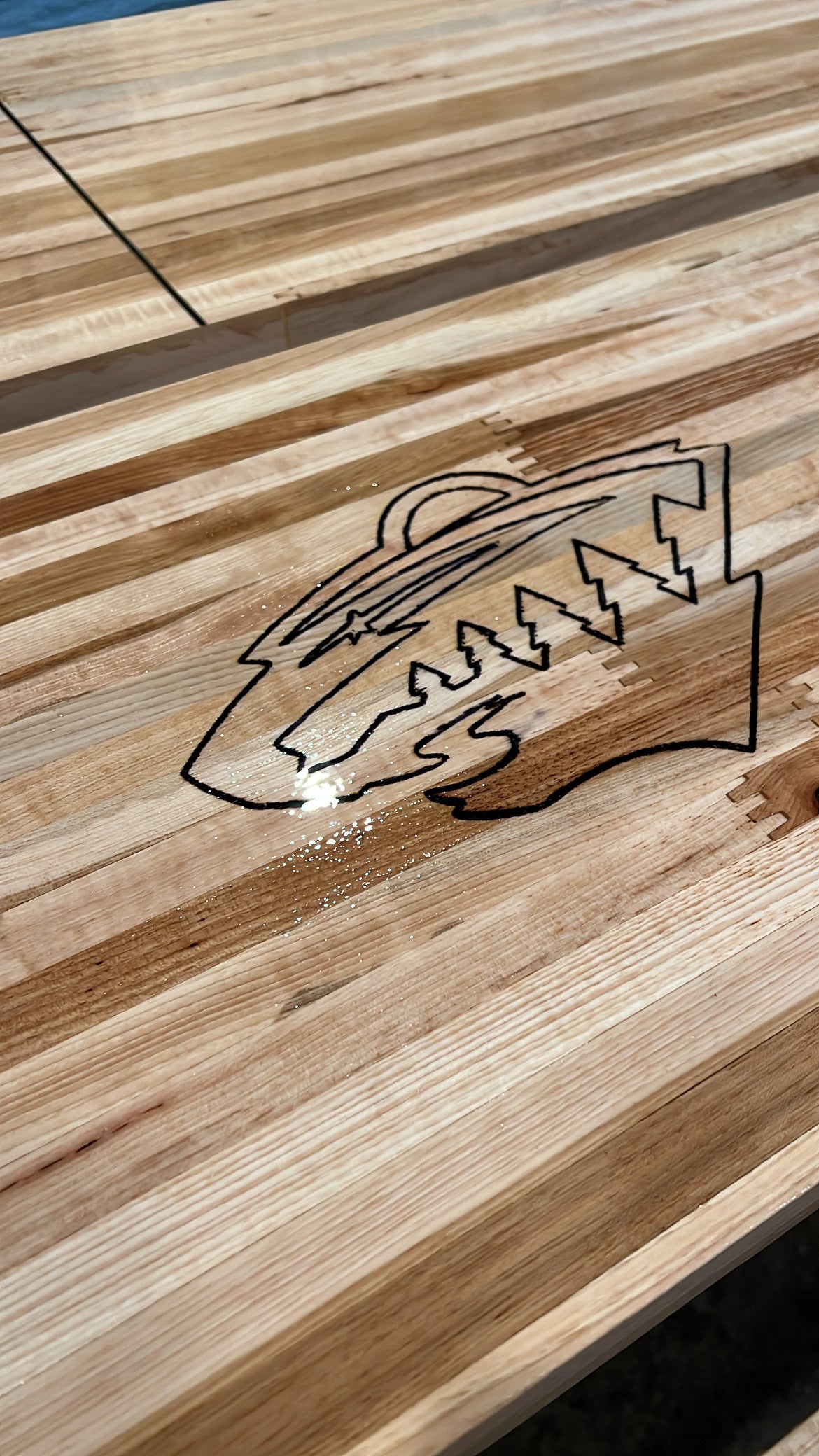 Shuffleboard Surface Customization