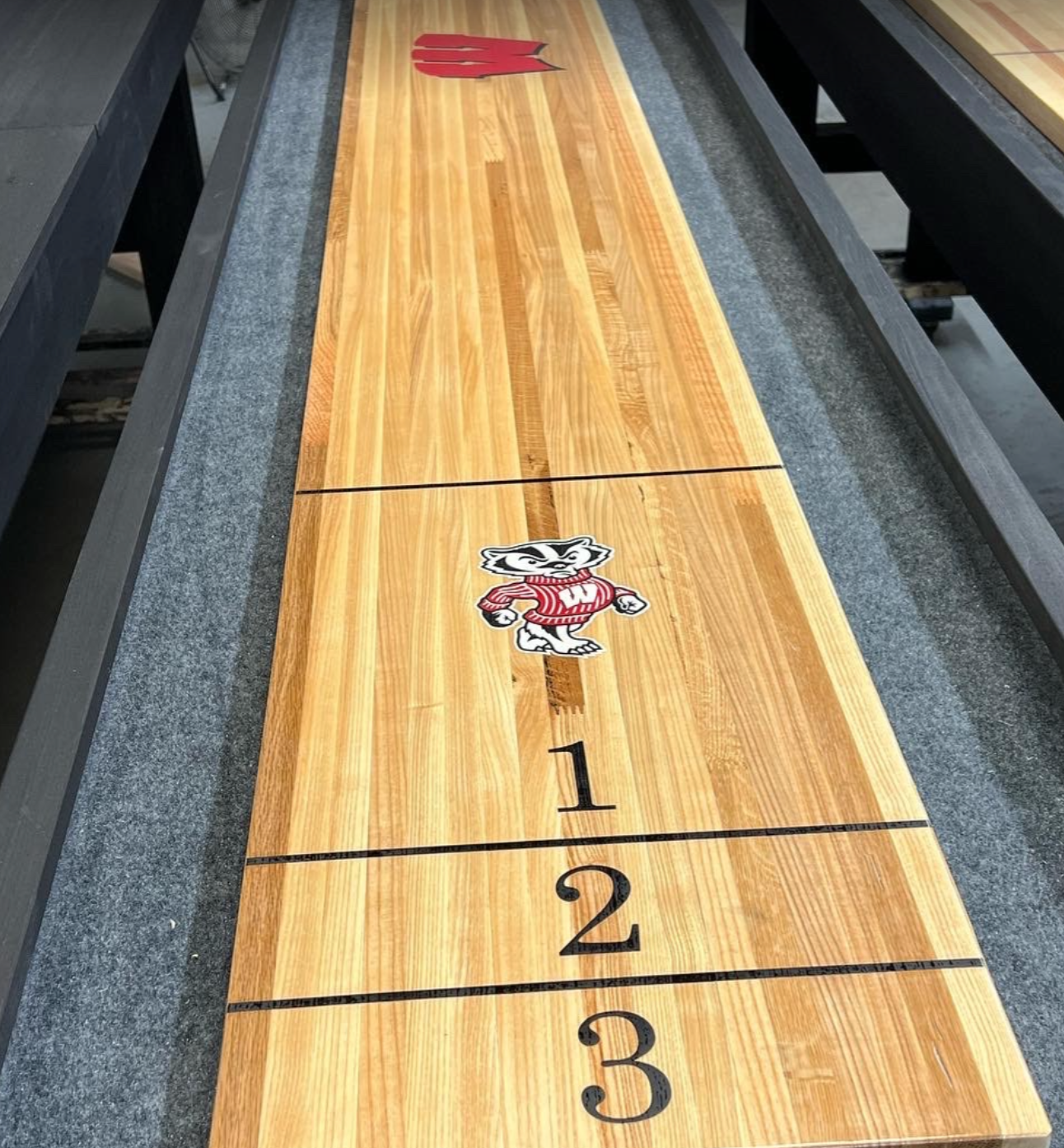 Shuffleboard Surface Customization